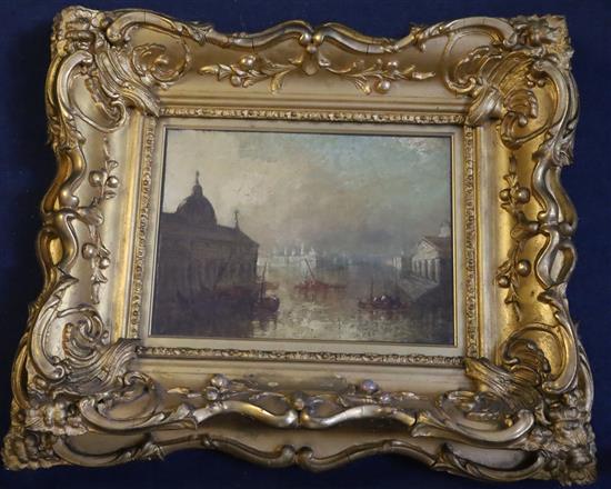 Circle of James Webb (1825-1895) View of Venice 8.5 x 11.5in.
